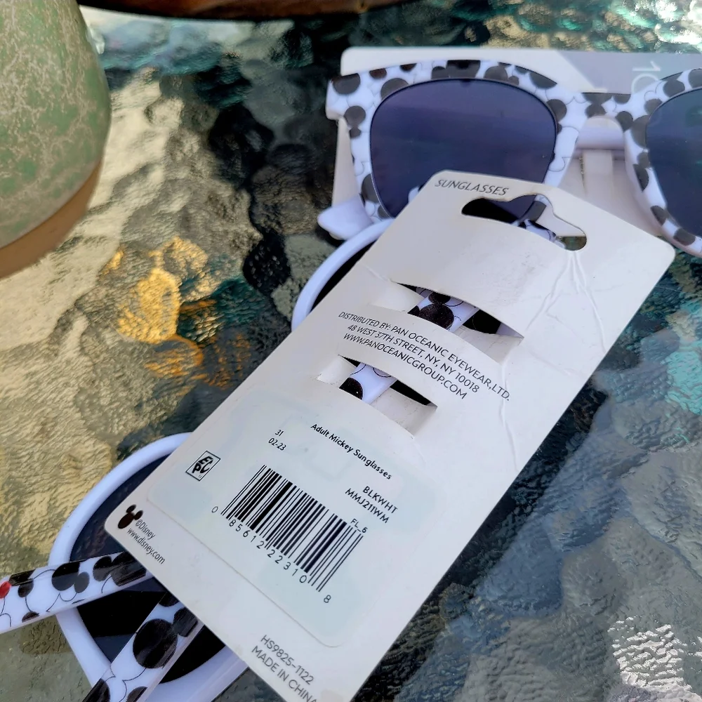 Disney Black and White Sunglasses